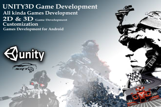 develop unity3d game for android, pc, and webgl on unity3d