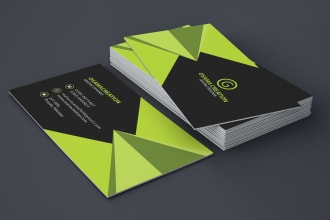 design an unique business card, thank you card