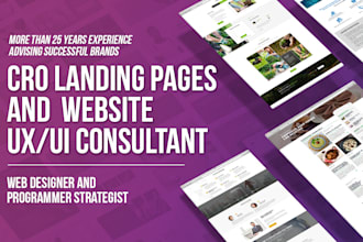 design or audit your cro focused landing page to boost your conversion rates