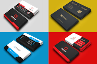 create modern business card design