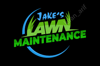 design professional lawn care and landscaping logo