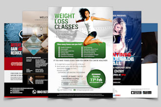 design amazing flyer or poster