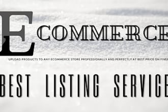 upload products to ecommerce store shopify, wordpress, wix, ecwid
