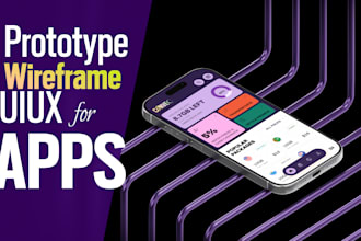 do wireframe prototype uiux of android ios for flutter