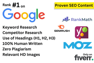 be SEO blog and website content writer