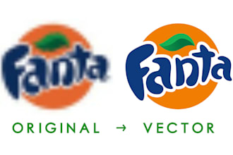 vectorise, trace your logo raster to vector