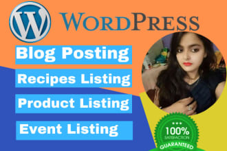 do wordpress data entry and woocommerce products upload