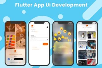 develop IOS and android apps using flutter cross platform