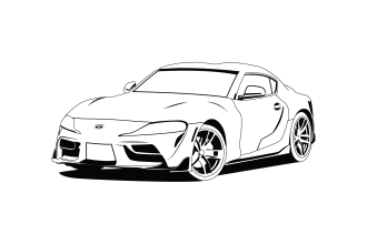 draw vector line art from your car or any vehicle