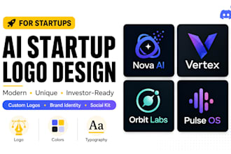 do logo design for ai agents and tech startups