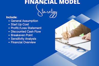 make financial projection model for business and startups