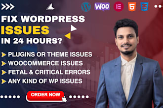 do wordpress bug fix, wordpress issue, wordpress error within 1 hour