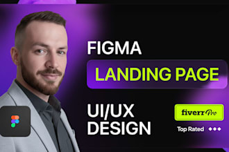 create high converting figma landing page design