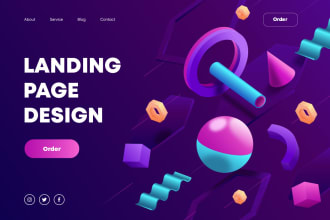 create high converting figma landing page design