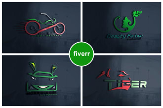 do redesign, modify and new modern unique logo creation with 2 ideas