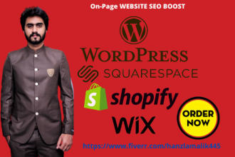 seo of your wix squarespace websites on the google first page