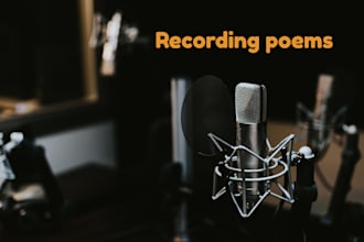 record your poem in spanish and add music if you want