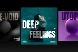design an amazing music cover or album cover