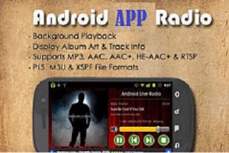 create  your native android live streaming app