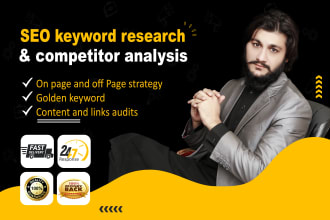 build longtail SEO keyword research list and competitor analysis