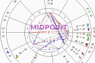 create your midpoints natal horoscope with interpretation