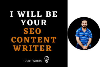 be your SEO website content writer, article, and blog post writer