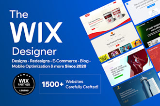 build your professional wix website with unlimited revisions