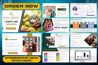 create sponsorship deck, pitch deck, presentation, media kit