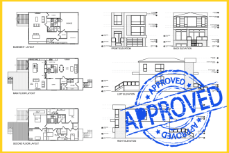 provide city permit drwaings or blueprints