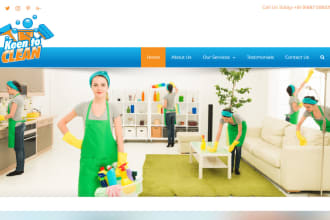 cleaning and washing service website