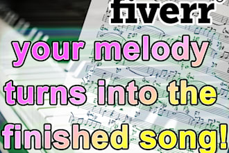compose and arrange music for your melody