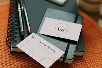 design corporate business cards and marketing flyers