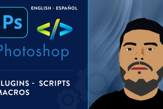 develop script, plugin, extension 2 improve u photoshop productivity workflow