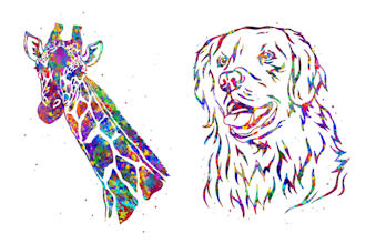make custom watercolor art print