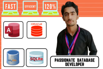 do sqlite,ms access,oracle,mysql database tasks and projects