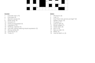 make you 100 never been published quick crossword puzzles
