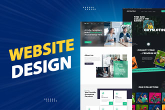 design wordpress website or ecommerce website with elementor