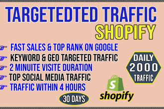 do viral shopify promotion to drive niche targeted organic website traffic