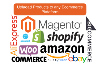 upload products to shopify magento amazon woocommerce