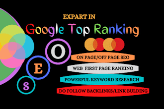 do google top ranking first page in your website