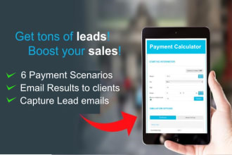 code a real estate lead magnet calculator to your website