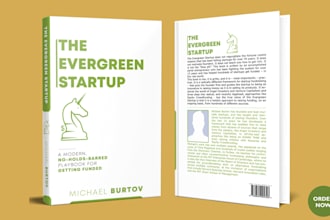 design an ebook, kindle cover or book cover