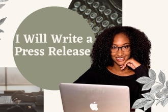 write an informative press release