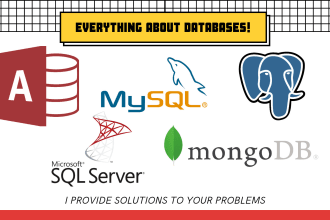 design database, create erd and sql queries