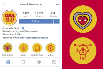 design 4 icons for your instagram highlights
