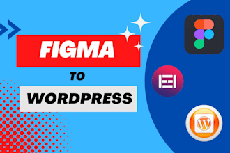 convert figma to wordpress website design using elementor
