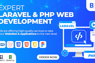 be your full stack laravel and custom website developer