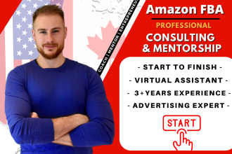 be your professional amazon fba business consultant or virtual assistant