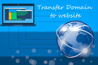 connect domain to wordpress,shopify,wix or any other website