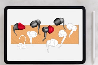 visualize your product with expert design sketches